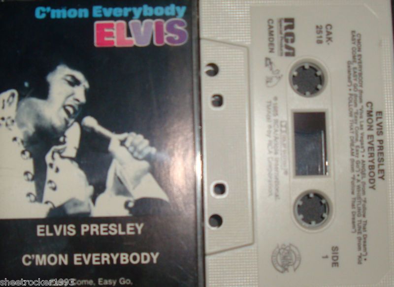 Elvis Presley CMON EVERYBODY ELVIS Cassette Tape 084646251842  