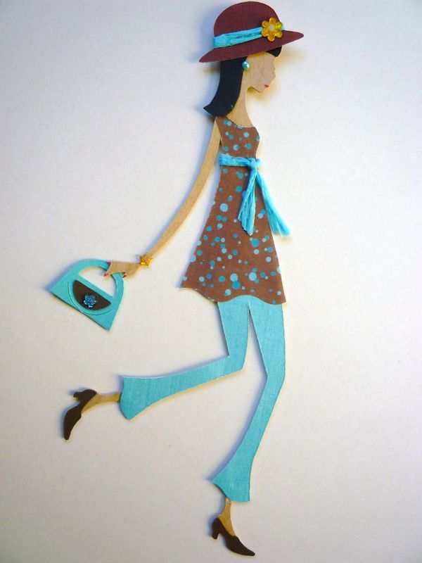 CRICUT Die Cuts Stylish Doll~UPTOWN GIRL~  