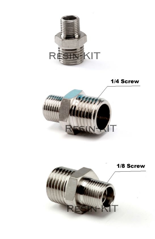 VEDA Airbrush mini Air Compressor pump Accessories 1 / 8  1 / 4 male 