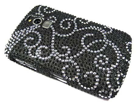 RHINESTONE BLING CRYSTAL HARD CASE COVER BLACKBERRY CURVE 1 8300 8310 