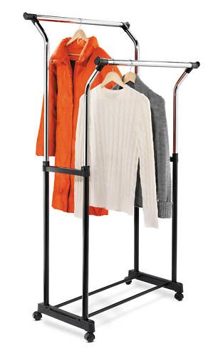 Adjustable Height Double Flare Garment Rack # GAR 0111  