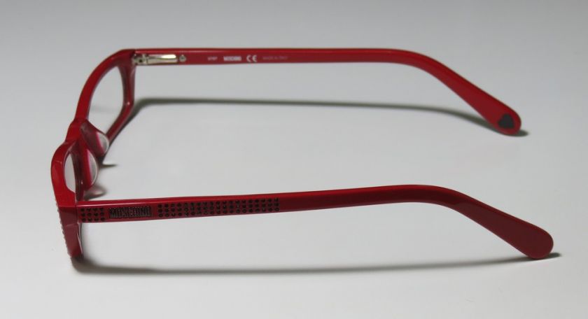 NEW MOSCHINO 01902 49 20 140 RED FULL RIM EYEGLASSES/GLASSES/FRAMES 