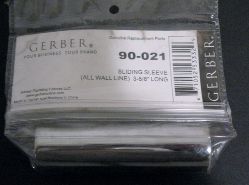 GERBER SLIDING SLEEVES 3 5/8 PT#90 021  