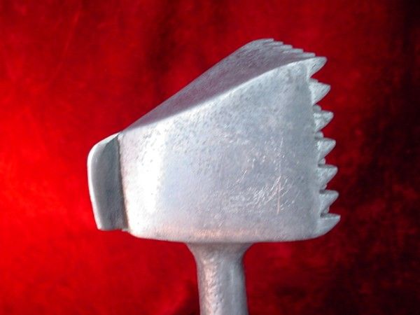 Vintage ALUMINUM KITCHEN MALLET & CLEAVER Tri Way NICE  