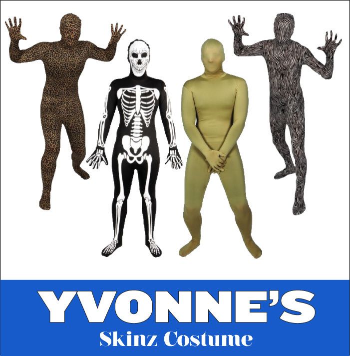   Night Full Body Lycra Skin Tight Gimp Suit Skinz Zentai Costume  