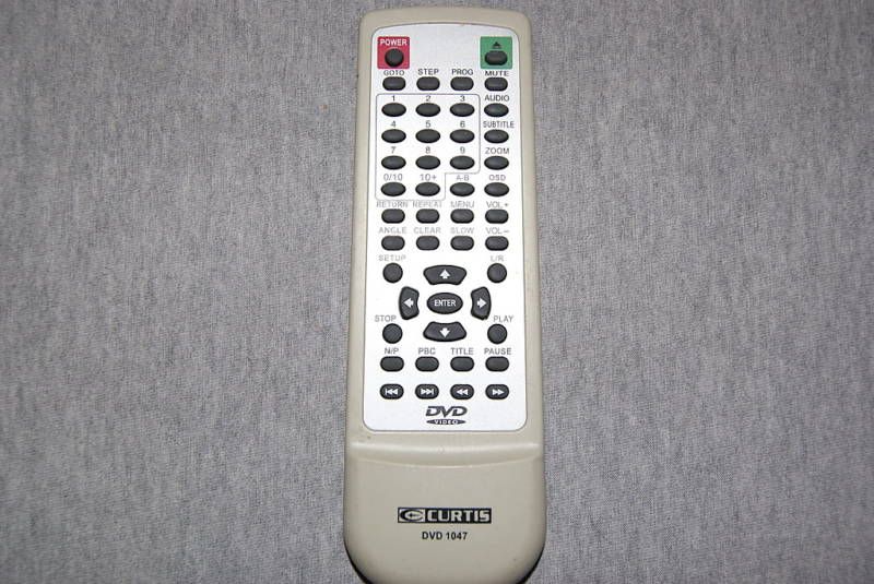 CURTIS DVD 1047 DVD1047 REMOTE (FAST )  