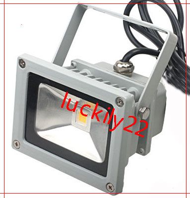 10W Warm White LED Flood Light Projection outdoor Floodlight 800LM