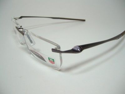 TAG HEUER EYEGLASSES TH 1102 FRAME LESS GUNMETAL 003 New & Authentic 