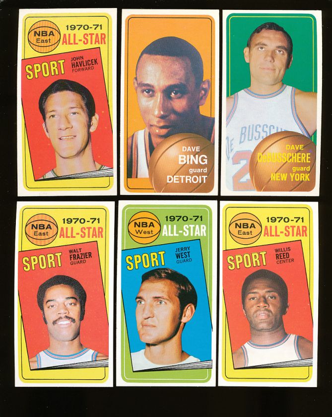 1970 TOPPS BASKETBALL NEAR COMPLETE SET 130/175 NM *12208  