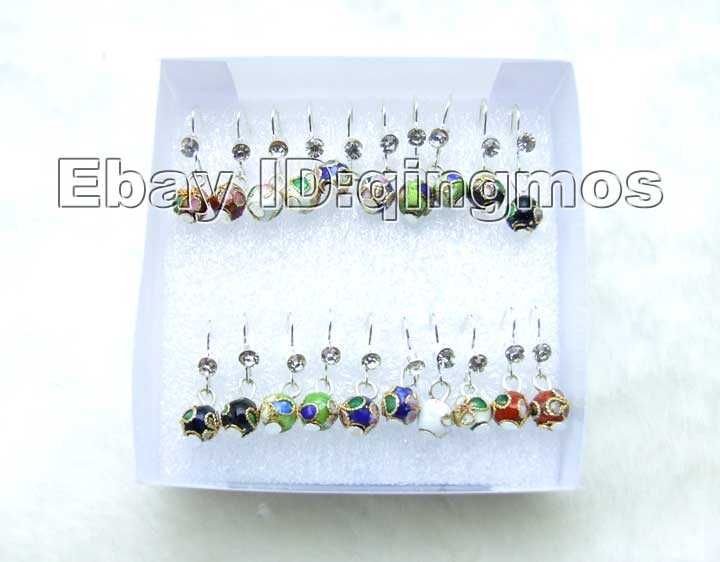 wholesale 8X Hematite Magnetic &Cloisonne Nec/Bracelet  