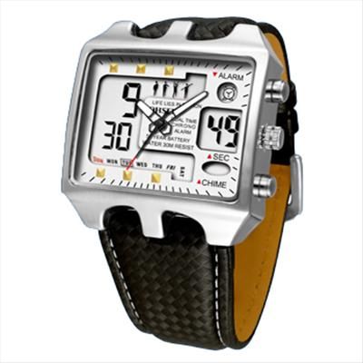 OHSEN Dual Digital Analog Mens Sport STOP Watch New 14  