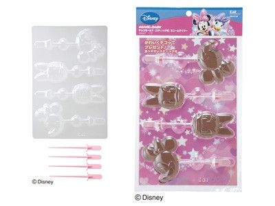 Disney Minnie & Daisy Chocolate Jelly Candy Stick Mold  