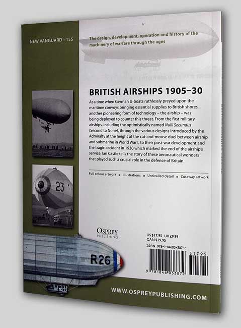 BRITISH AIRSHIPS 1905 30   Osprey New Vanguard #155  