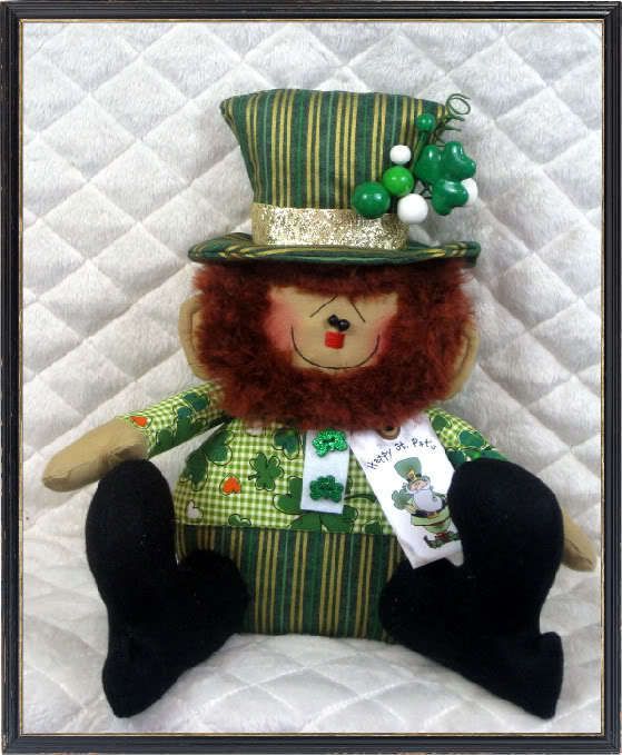 Primitive St. Patricks Leprechaun PATTERN #16B ♣  