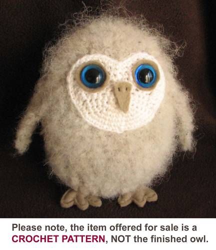   PATTERN (INSTRUCTION LEAFLET)   Make a BABY OWL   Ref. 17B  