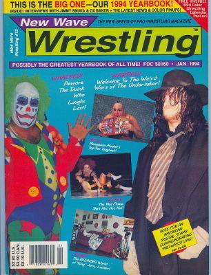 1994 New Wave Magazine The Undertaker & The Doink  