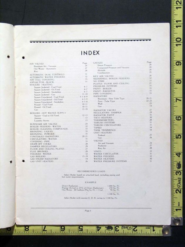 1932 Burnham Boilers Catalogue No. 71   Illustrated  