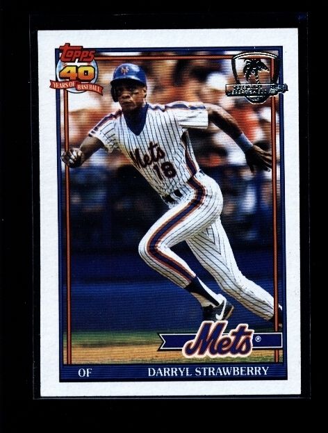 1991 TOPPS DESERT SHIELD #200 DARRYL STRAWBERRY METS NM/MT 29990 