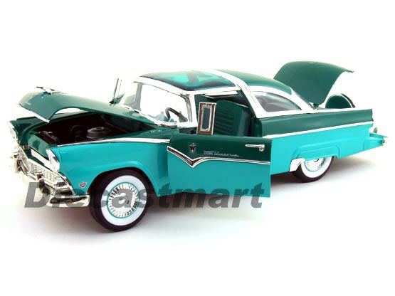 YAT MING 118 1955 FORD FAIRLANE CROWN VICTORIA GREEN  