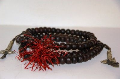 LARGE YOGI DARK BODHI SEED MALA FOR MEDITATION  