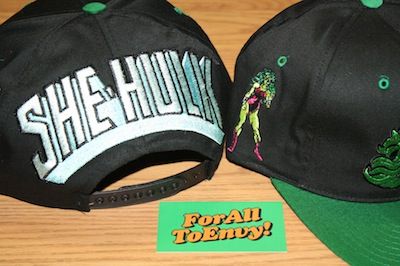 Vintage SHE HULK Marvel Comics snapback hat NWT 1993  