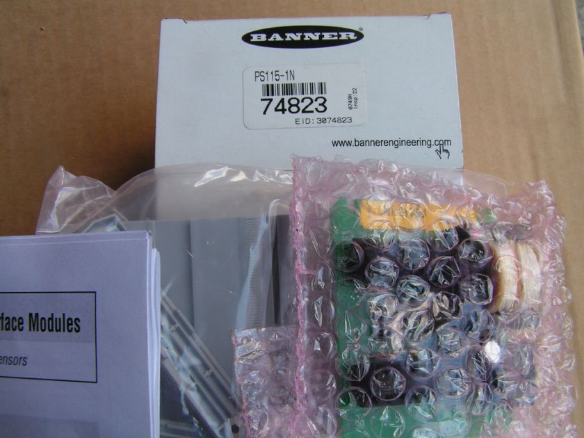 Banner #PS115 1N Sensor Interface Module 125 Volts NEW  