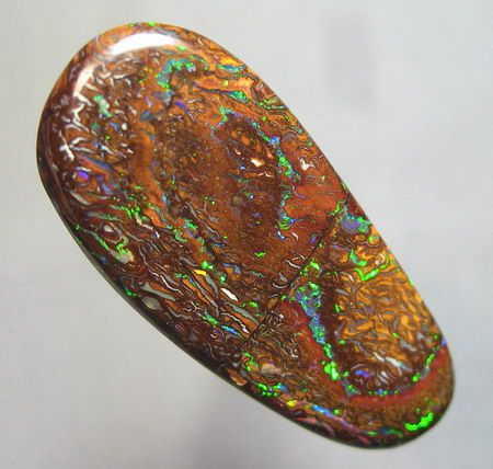 DAZZLING DOUBLESIDED 17ct YOWAH NUT BOULDER OPAL, VIDEO  