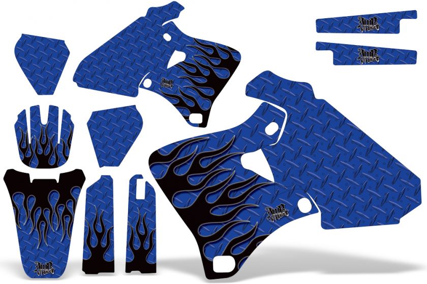 AMR MX STICKER GRAPHICS KIT YAMAHA YZ 400 YZ400F 98 99  