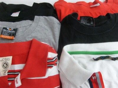   of 6 Big & Tall Mixed Urban Tee & Polo Shirts Size 5XL 5X XXXXXL Coogi