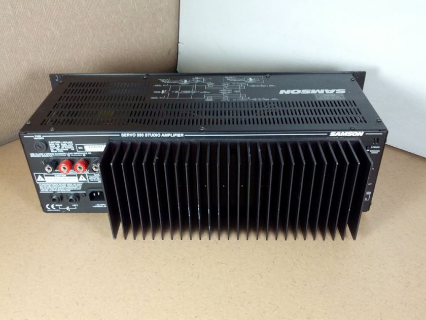 Samson Studio Amplifier 275 Watt Stereo SERVO 550  