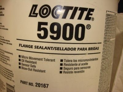   SALE IS 1 LOCTITE 5900 RTV FLANGE SEALANT 20167 50LB 5 GALLON NEW