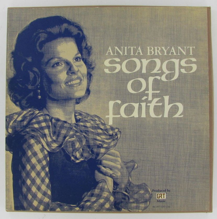 ANITA BRYANT SONGS OF FAITH GRT Stereo 4 LPs  