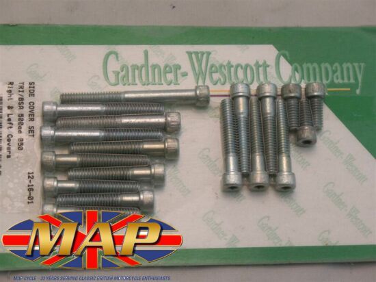 BSA B50SS B50T 71 Later Complete Engine Allen Screw Set  