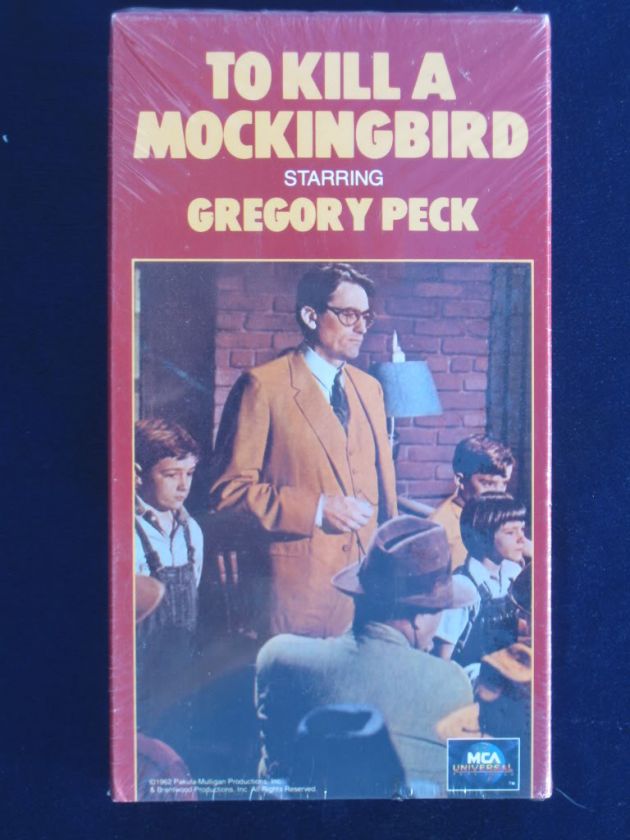 TO KILL A MOCKINGBIRD SEALED VHS  