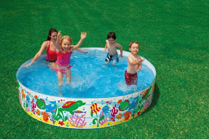 INTEX Ocean Reef Snapset Instant Kids Swimming Pool  