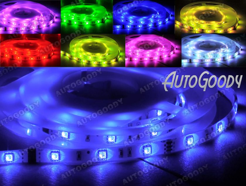 5Meters Color LED Strip Light 150 SMD Super bright 5050 Lamp 24 Key IR 