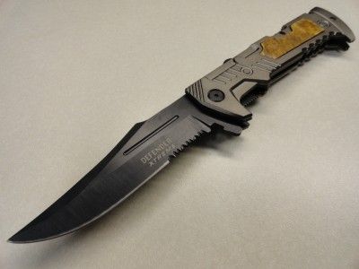 10.5 DEFENDER EXTREME HEAVY DUTY FOLDING ASSISTED RESCUE KNIFE 5478DE 
