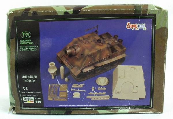   Verlinden Productions 135 scale Strumtiger Morser, Item #586