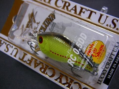 Lucky Craft RC 0.5DD (Chartreuse Perch) NIP  