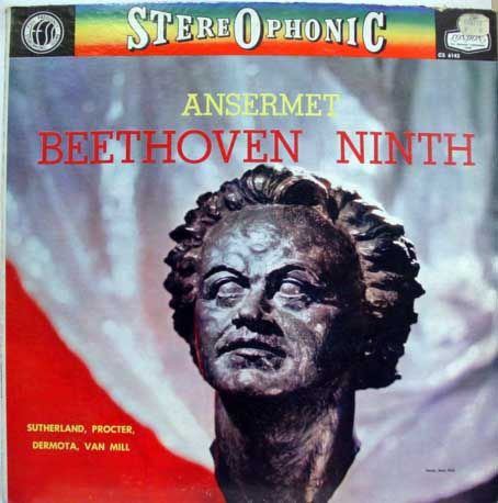 ANSERMET beethoven ninth LP vinyl CS 6143 FFSS BB UK  