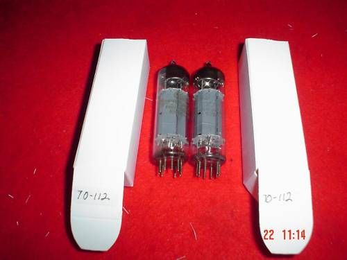 Matsushita EL84 Tube pair Matsushita 6BQ5 tube pair  