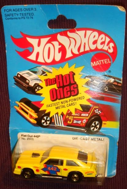 Hot Wheels Hot Ones Flat Out 442 No.2506 Hong Kong. 1979 / 1980  