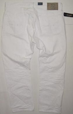 115 POLO RALPH LAUREN WHITE CLASSIC 867 JEANS 36 x 30  