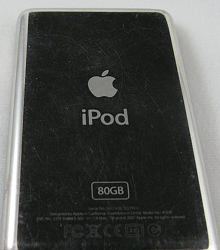 Apple iPod classic Black 80 GB MB147LL/A  A1238 885909176656  