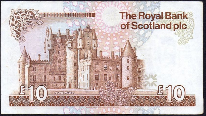 1990 ROYAL BANK OF SCOTLAND PLC £10 NOTE * B/4 * GVF *  