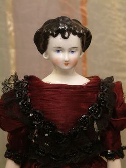 ETHEREAL Tiny 11.5 C. 1860 Princess Dagmar Portrait Antique China Doll 