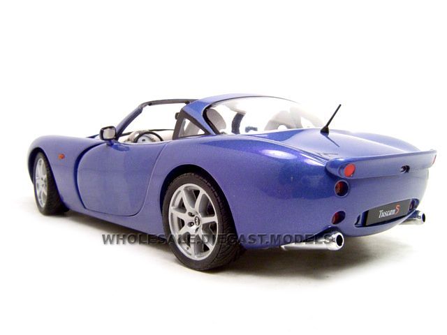 TVR TUSCAN S BLUE 118 DIECAST MODEL  