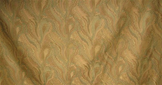 yards Incredible Blue Peach Mocha Marbleized Tapestry Upholstery 