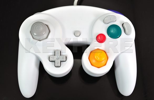 Shock Joypad Controller for Nintendo Wii&GameCube White  
