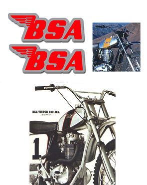 BSA Tank Decals   FILIGREE  1968 to 74  